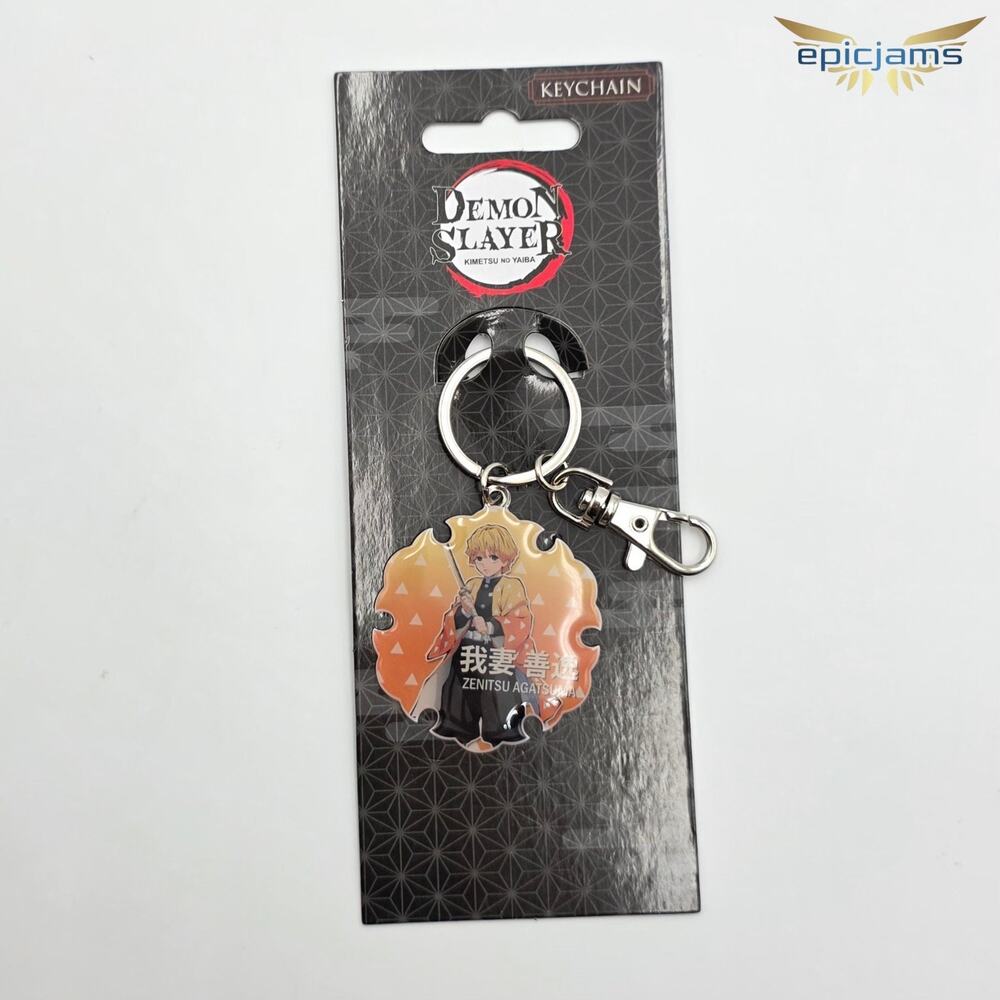 Demon Slayer Zenitsu Metal Keychain